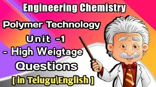 Thumbnail: polymer technology high weigtage question in telugu & English by Telugu Mech Engineers