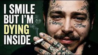 Thumbnail: Post Malone - I Smile But I'm Dying Inside (Lyrics Video)