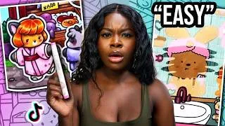 Thumbnail: I Tried VIRAL Coloring Techniques That Looked EASY.. they weren't 😭