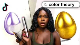 Thumbnail: I Tried the VIRAL Color Theory Art Challenge