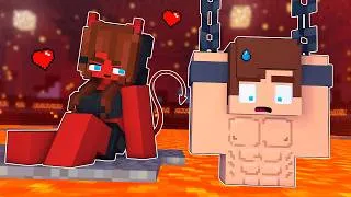 Thumbnail: MAIZEN : JJ Sister Turned into a DEVIL!? - Minecraft Animation JJ & Mikey