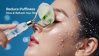 Thumbnail: Viral Ice Roller For Face 🧊✨ | Korean Skincare Glow Up Routine | Amazon Beauty Must Have