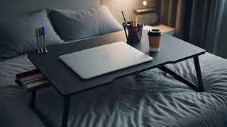 Thumbnail: “Work From Bed Like a Pro 😍 | Foldable Laptop Table You Need in 2026 🔥”https://amzn.to/3QsEqqT