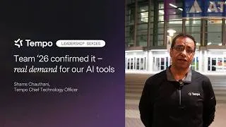 Thumbnail: Shams Chauthani, CTO at Tempo, shares what caught his attention at TEAM 26 in Anaheim.