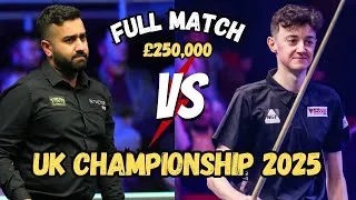 Thumbnail: Farakh Ajaib vs Liam Pullen 2025 Snooker UK Championship Qualifiers - Full Match 🏆