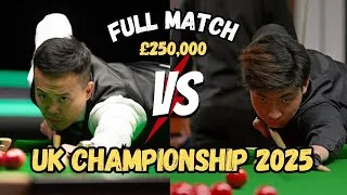 Thumbnail: Marco Fu vs Wang Yuchen 2025 Snooker UK Championship Qualifiers - Full Match 🏆