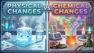 Thumbnail: Physical vs Chemical Changes! 🧪 Science of Transformation Explained!