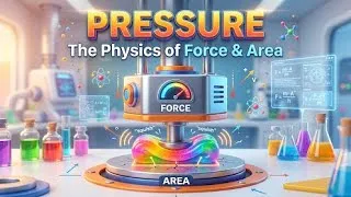 Thumbnail: What is Pressure? 🎈 The Physics of Force & Area Explained!