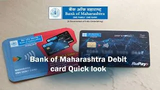 Thumbnail: Bank of Maharashtra Debit card  Unboxing  |  Quick Look BOM Debit Card