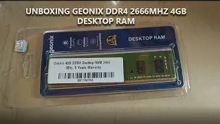Thumbnail: Geonix 4GB DDR4 Desktop RAM 2666 Mhz |  Seamless Multitasking