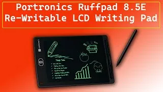 Thumbnail: Portronics Ruffpad 8.5E Re-Writable LCD Writing Pad | Quick unboxing