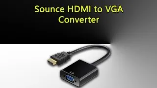 Thumbnail: Sounce HDMI to VGA converter