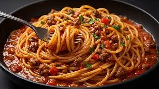 Thumbnail: This is so delicious, I cook it almost every day! My mom's secret spaghetti with minced meat!