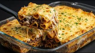 Thumbnail: Incredibly delicious pasta casserole with minced meat in 15 minutes! The simplest recipe!