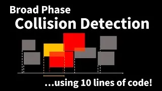 Thumbnail: 23 - Sweep and Prune Collision Detection with 10 lines of code