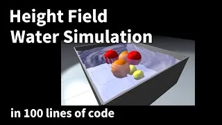 Thumbnail: 20 - How to write a Height-Field Water Simulator with 100 lines of code.