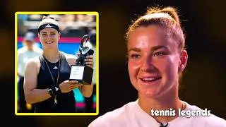 Thumbnail: Karolina Muchova after winning the Title "I feel very SORRY for Naomi Osaka"