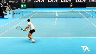 Thumbnail: Pure Alcaraz From The Front Row: 2026 Full Practice Session 4K 60FPS!