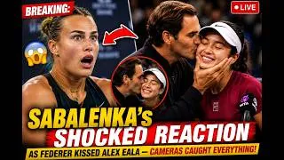 Thumbnail: Sabalenka’s SHOCKED Reaction as Federer Kissed Alex Eala — Cameras Caught Everything!