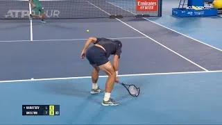 Thumbnail: Aslan Karatsev - Code violation: racquet abuse | Japan Open 2023
