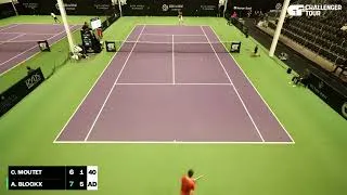 Thumbnail: Corentin Moutet - Code violation: racquet abuse | Danderyd Challenger 2023 #2