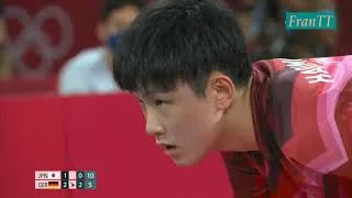 Thumbnail: Tomokazu Harimoto vs Patrick Franziska - Tokyo 2020 Men's Team SF Highlights