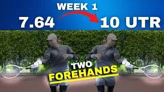 Thumbnail: I’m Trying to Reach 10 UTR With a Two-Handled Racquet (By The End of 2026)