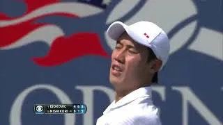 Thumbnail: Nishikori vs. Djokovic - US Open SF 2014 (HD Highlights)