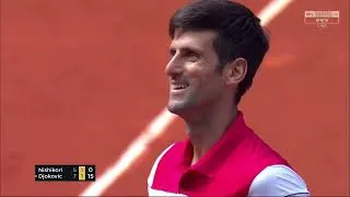 Thumbnail: Djokovic vs. Nishikori - Madrid 2nd Round 2018 (HD Highlights)