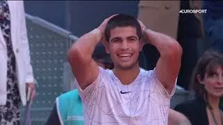 Thumbnail: Nadal vs. Alcaraz - Madrid QF 2022 (HD Highlights)