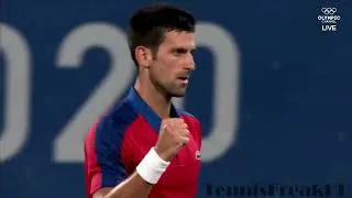 Thumbnail: Djokovic vs. Nishikori - Olympics QF 2020 (HD Highlights)