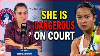 Thumbnail: Belinda Bencic EXPLAINS How TOUGH is to play against Alex Eala,