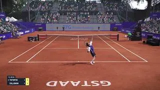Thumbnail: [TIEBREAK] Tsitsipas vs Collignon Gameplay | Swiss Open |  Gstaad | Super Tiebreak (Video Game)