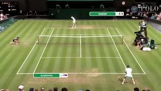 Thumbnail: [Tennis Elbow 4] Djokovic vs J Sinner Gameplay | Wimbledon (Video Game)
