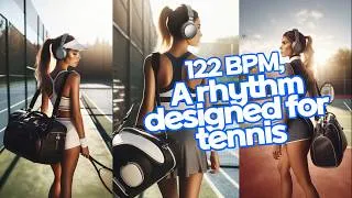 Thumbnail: "122 BPM, On your way to the court" (TennisGo Story) #tennis players #tennis rhythm #tennis mindset