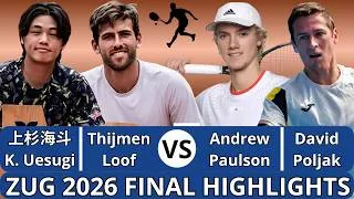 Thumbnail: Kaito Uesugi 上杉海斗 & Thijmen Loof vs Andrew Paulson & David Poljak, Zug 2026 Final Highlights
