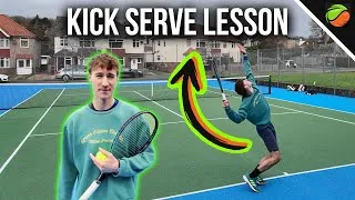 Thumbnail: How To Hit a Tennis Kick Serve Like a Pro #tennislesson