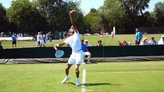 Thumbnail: Christopher Eubanks Serve & Return Slow Motion - ATP Tennis Serve and Return Technique