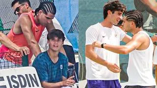 Thumbnail: Alcaraz Practices with His Brother Jaime Alcaraz & Friend Pablo Martínez ahead of Cincinnati 2026