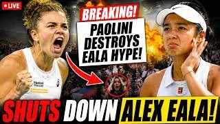 Thumbnail: BREAKING: Jasmine Paolini SHUTS DOWN The Alex Eala Hype — Tennis World Explodes!