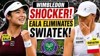 Thumbnail: Wimbledon SHOCKER: Alex Eala Eliminates Iga Swiatek In Stunning Upset!