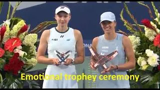 Thumbnail: Iga Swiatek vs Elena Rybakina Trophy Ceremony | Canadian Open (National Bank Open) 2026 Final