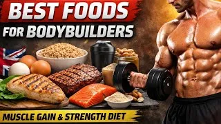 Thumbnail: Top 10 Best Foods for Bodybuilders | Muscle Gain & Strength Diet