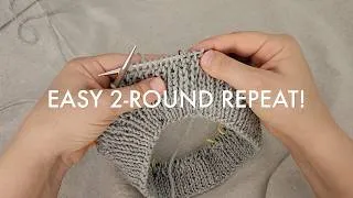 Thumbnail: How to Knit Half Fisherman’s Rib in the Round | Step-by-Step Tutorial