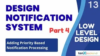 Thumbnail: Design Notification System | Priority based notification processing | machine coding round