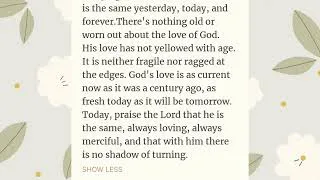 Thumbnail: Verse Of The Day - Jesus Christ the same yesterday, and to day, and for ever