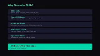 Thumbnail: Talocode Skills — Why Static Skills Are Dead