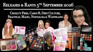Thumbnail: Releases & Rants 5th Sep 2026 | Cruelty Free, Cardi B, Diet Culture, Practical Magic, Nostalgia & Wa
