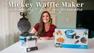 Thumbnail: Mickey & Minnie Waffle Maker Unboxing & First Impressions | Minnie & Mickey Waffles at Home!