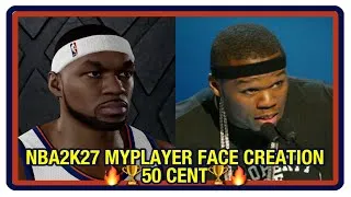 Thumbnail: 🏆 NBA 2K27 MyPlayer Face Creation Guide 50 Cent ~ Xbox Series X PS5 🏆